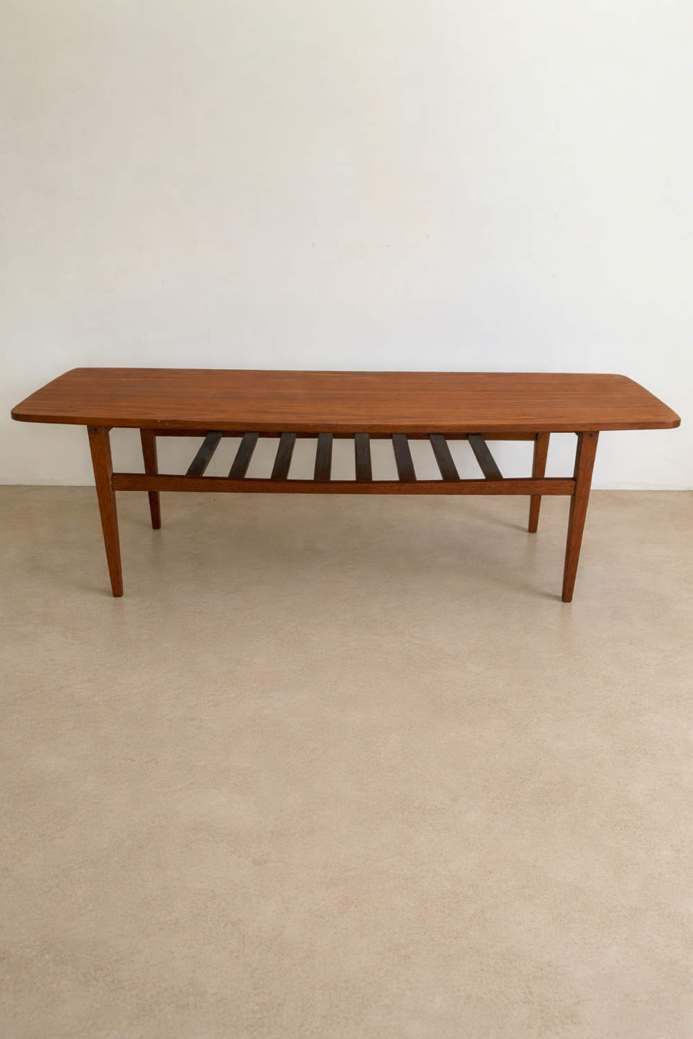 Scandinavian coffee table in teak