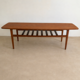 Scandinavian coffee table in teak