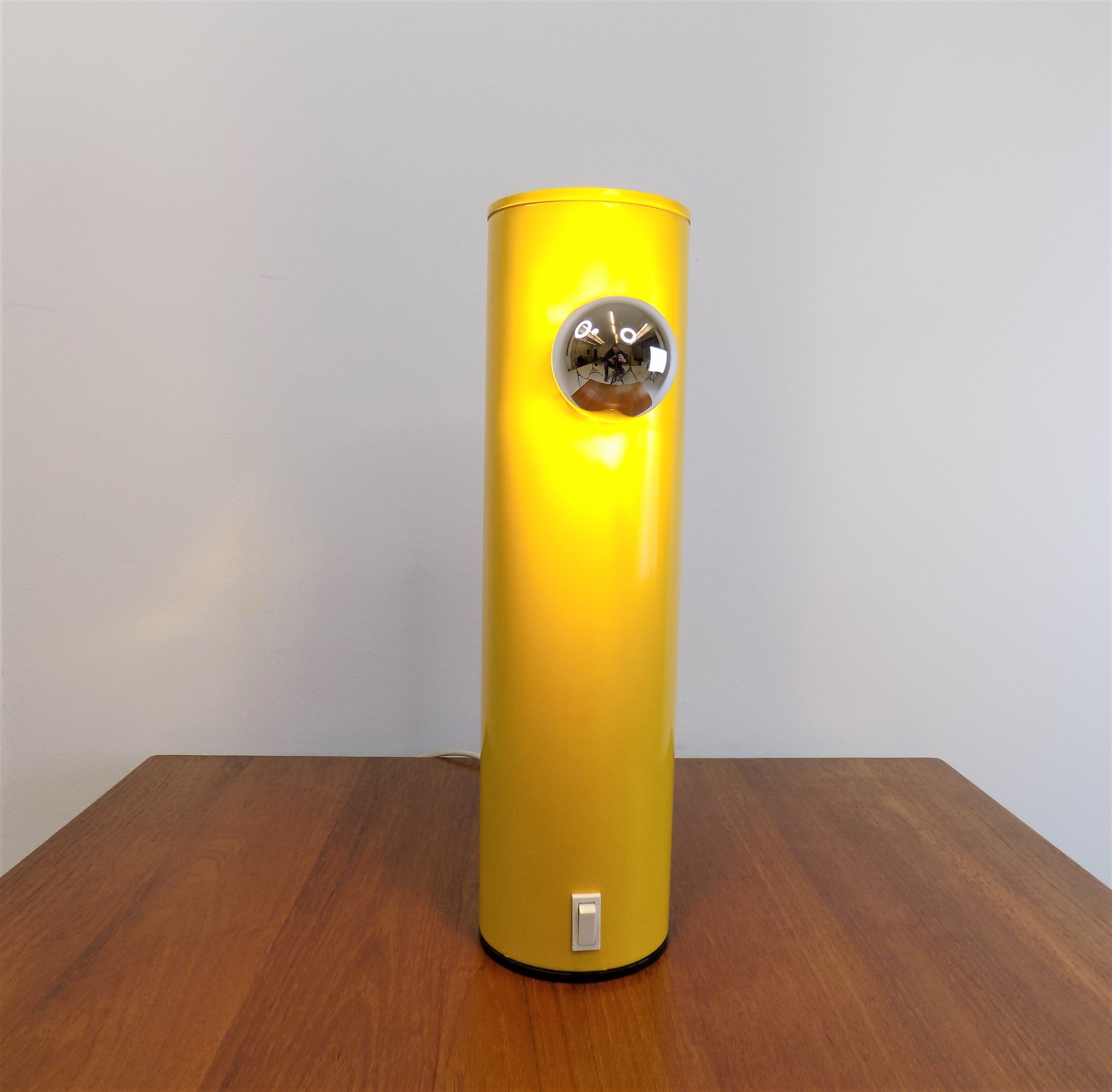 Hillebrand table lamp Cylinder 70s