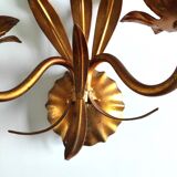 Pair of wall lights with ears of wheat decor