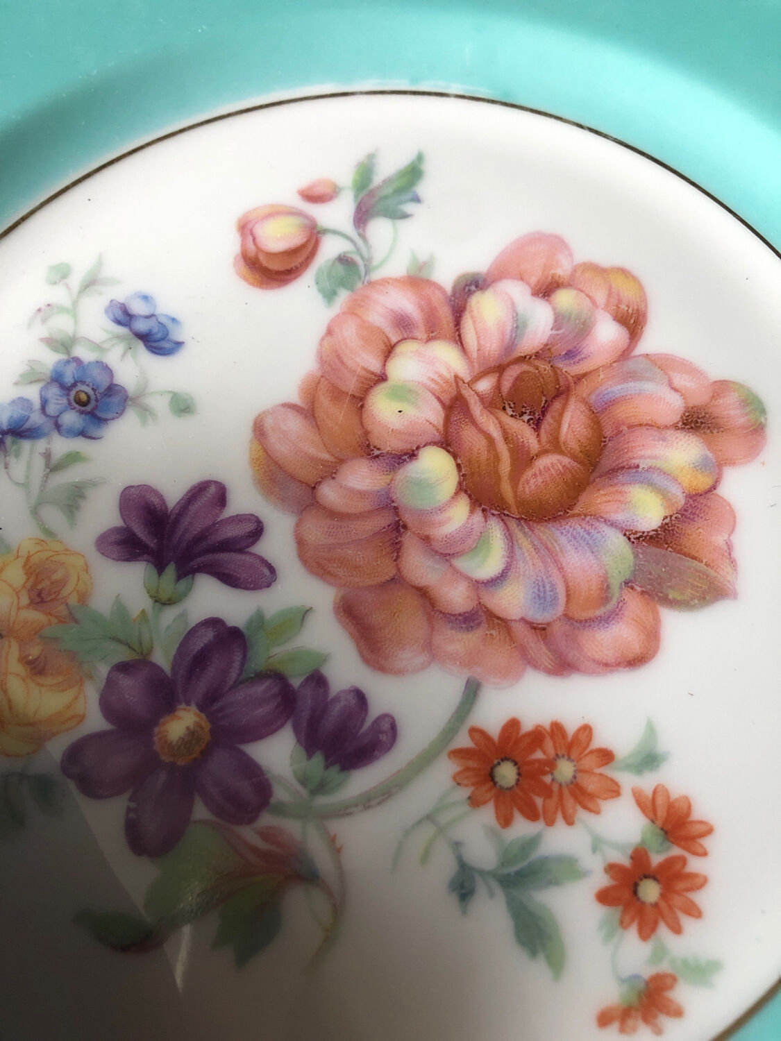 5 antique cookie plates or dessert
