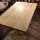 Decapped oak kitchen table