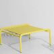 Week-end coffee table beige metal / small - 69 x 60 cm / aluminum - petite friture