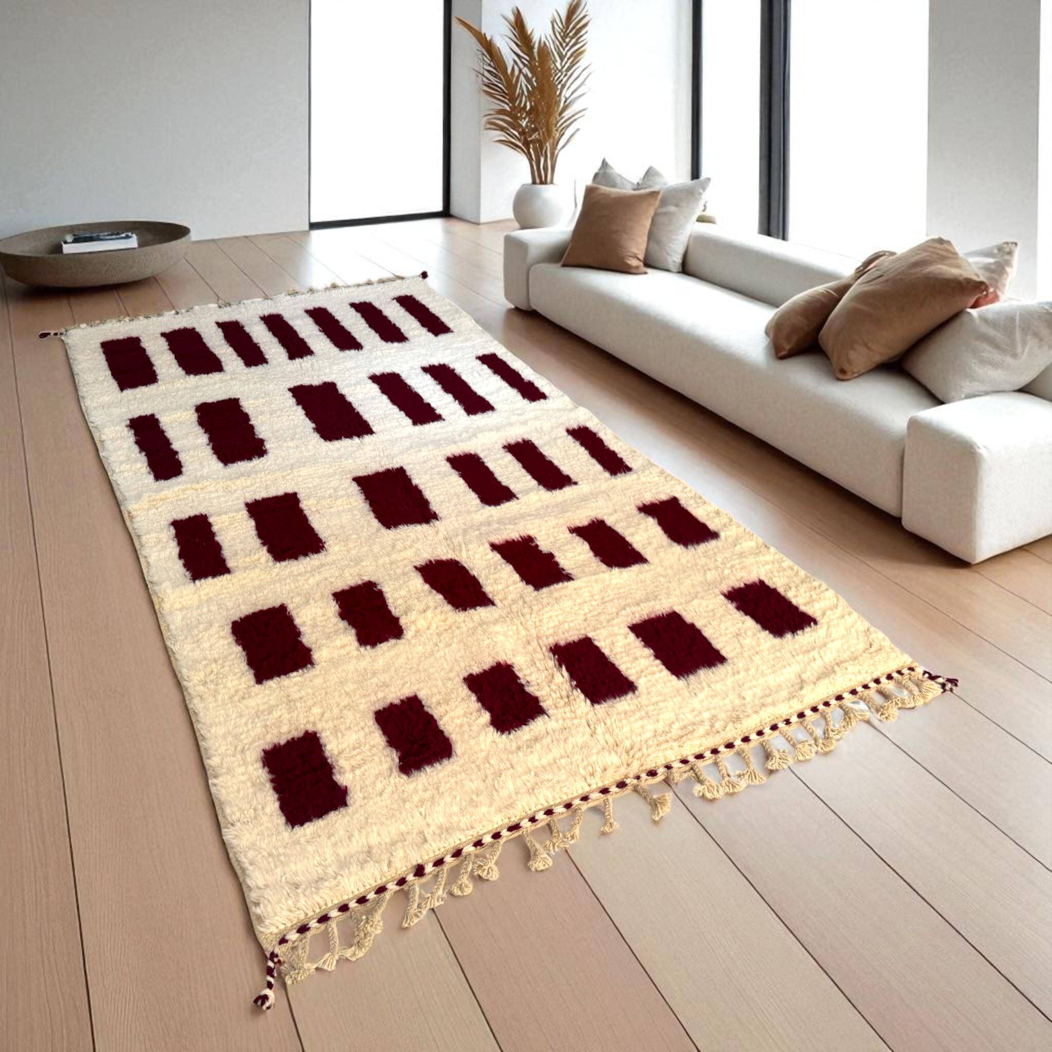 Tapis marocain style berbère 3 x 2 m