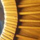 Vintage rattan sun mirror 36cm