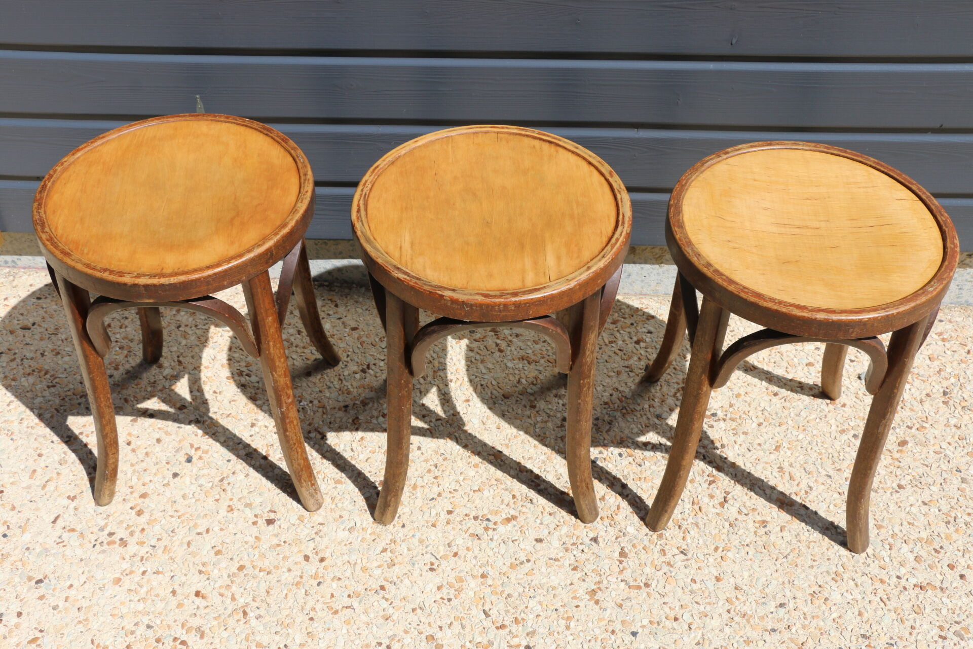 3 stools baumann 1950 465mm