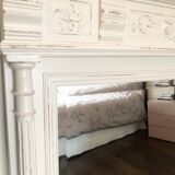 Mirror trumeau white skates 136cm x 80cm
