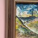 Mid-Century Oil on Panel “View” by Stig Allan,  Signed & Framed– 34 × 28 cm
