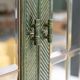 Bamboo and glass display from the 70s 80s