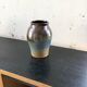 Blue-brown ceramic vase