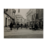 Original silver print - France - Street scene - Circa 1960 - Vintage silver print
