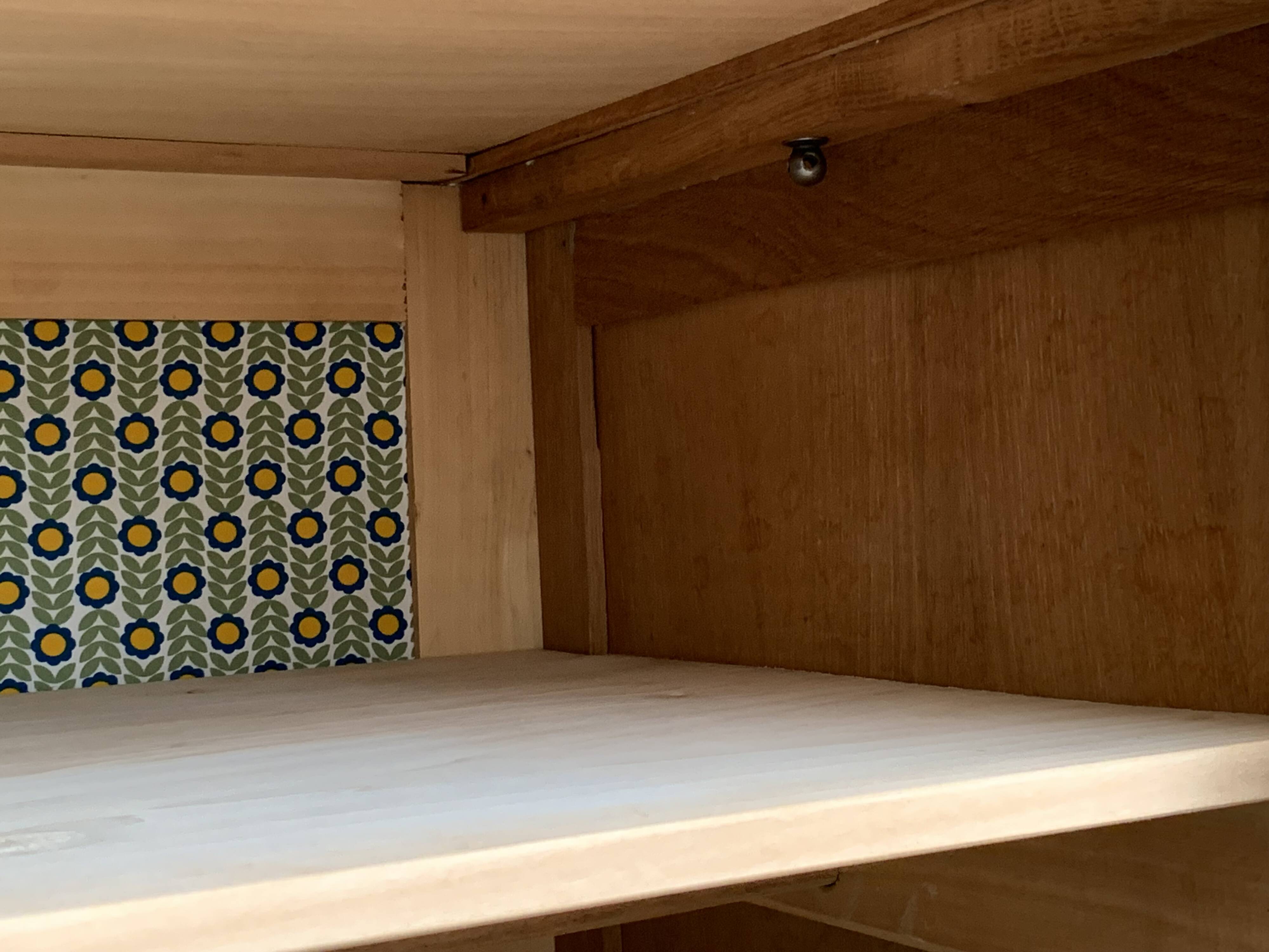 Parisian art deco wardrobe sliding doors solid raw oak