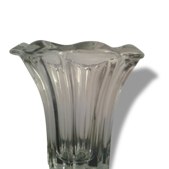 Vase in Crystal Art Deco P. of Avesn