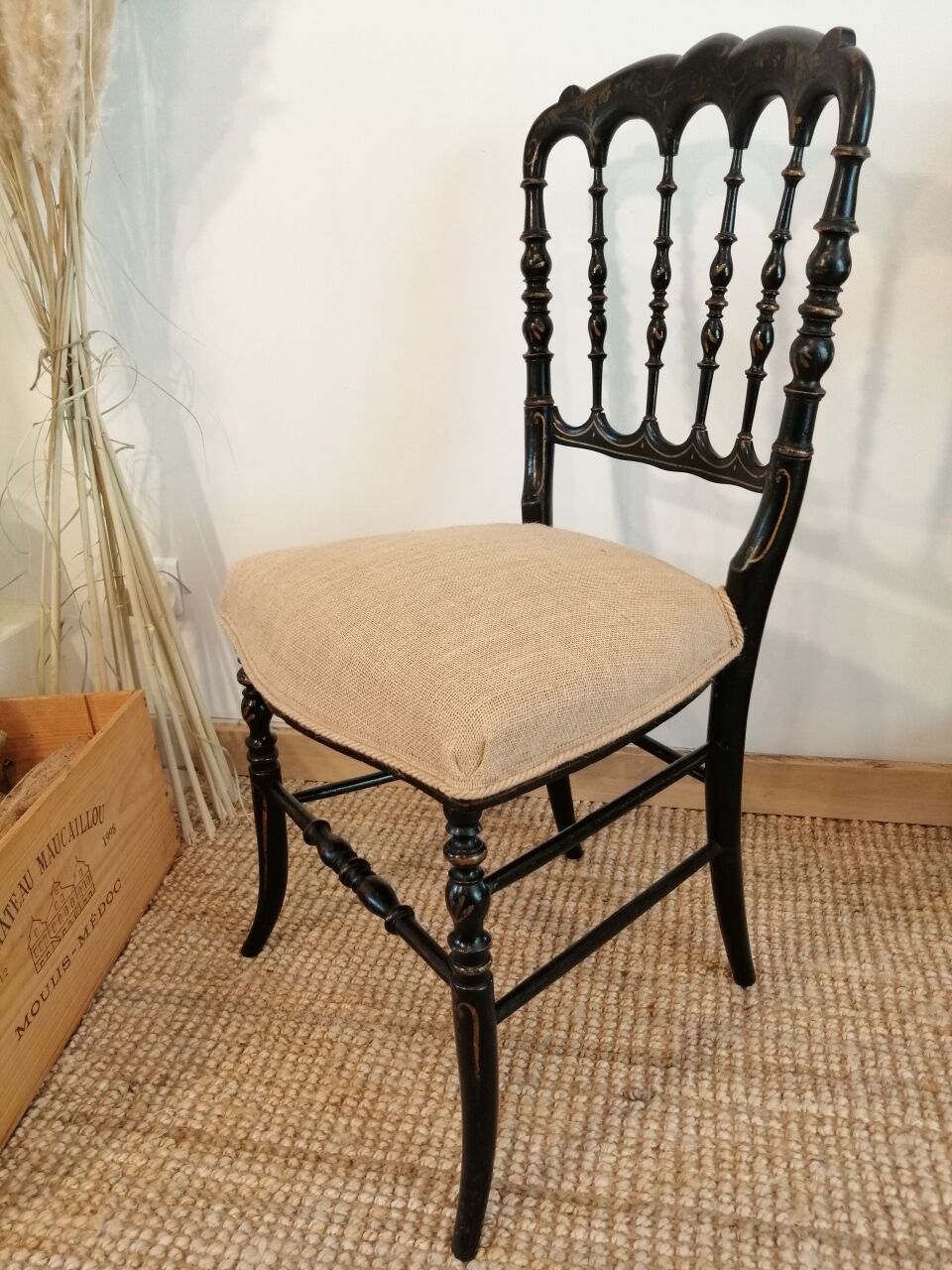 Chair Napoleon III period 19th.