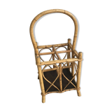 Rattan bottle holder