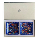 Hermès – Pair of porcelain catchalls – Provenance Ministry of Foreign Affairs