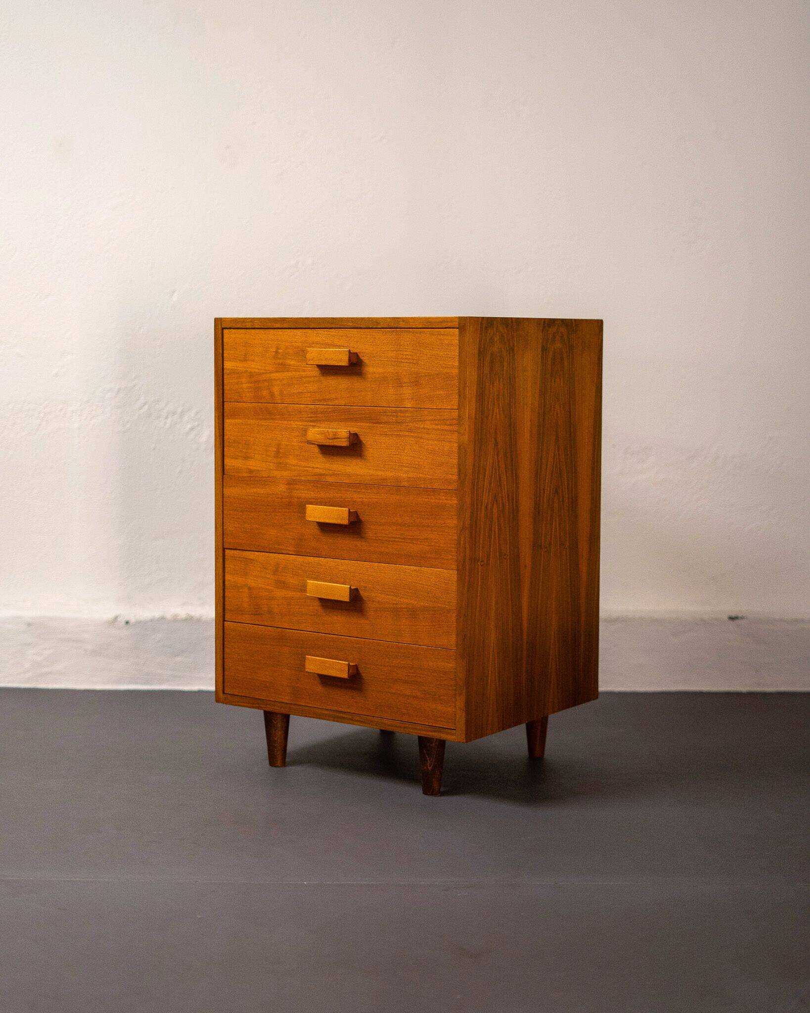 Mid-century bedside table or chest of drawers