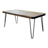 Solid wood design coffee table