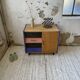 Meuble commode colorée années 60