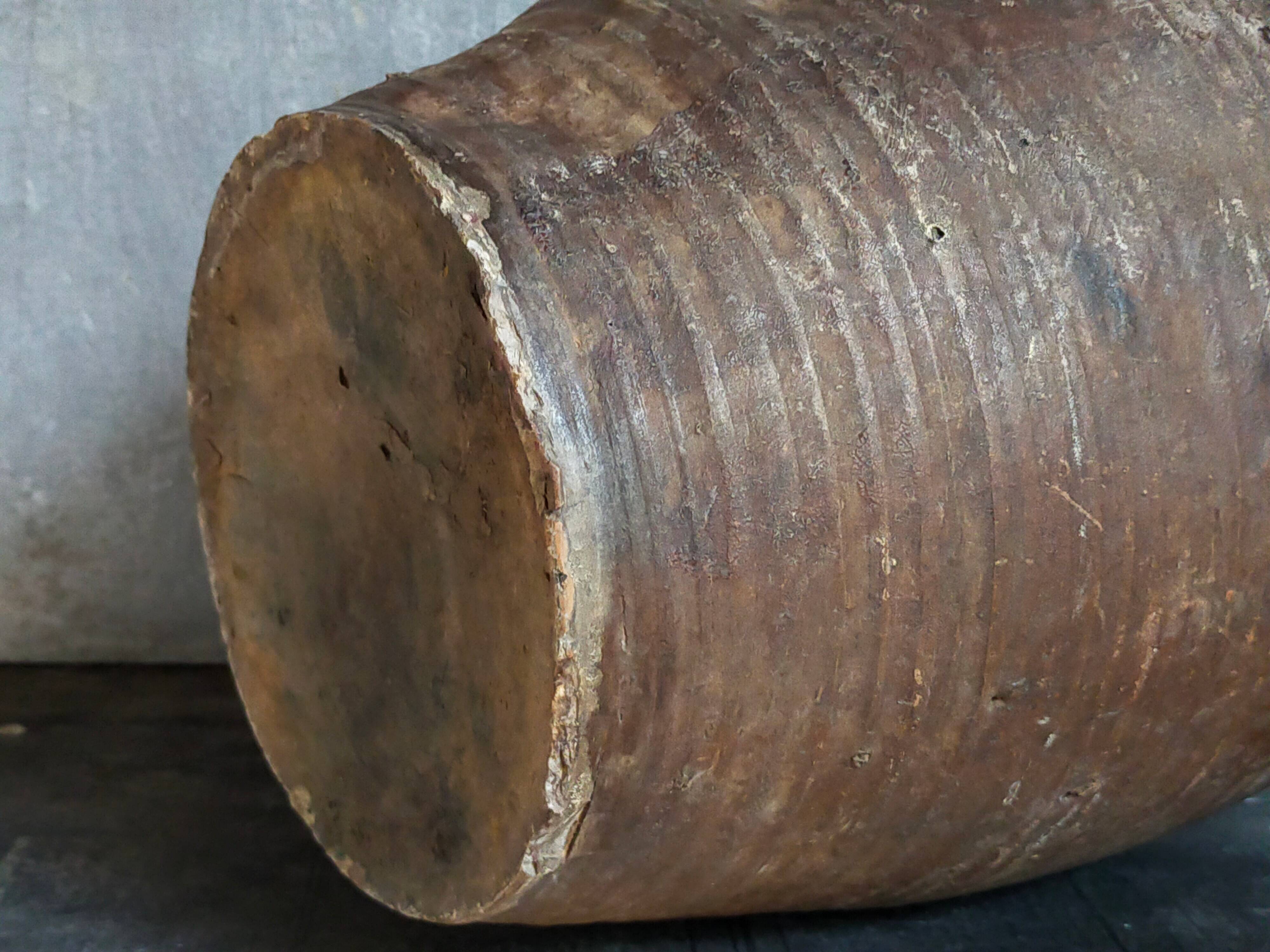 XXL traditional pottery old 19th century folk art 42 cm