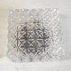 Ceiling light or wall sconce in moulded glass - mid 20th century.