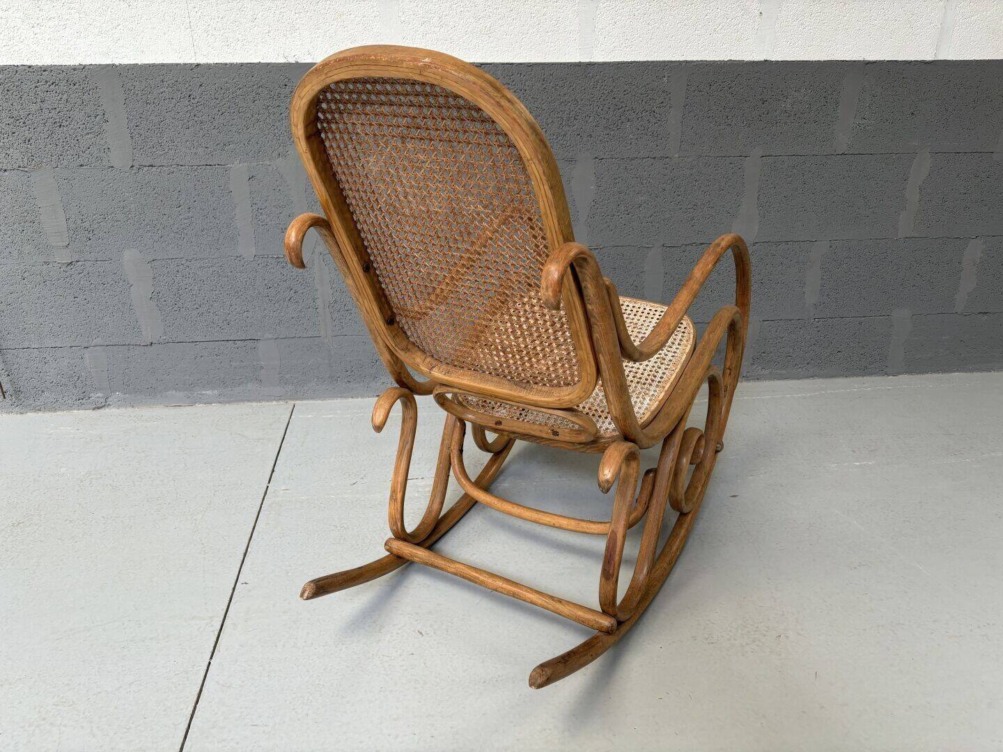 Thonet style rocking chair