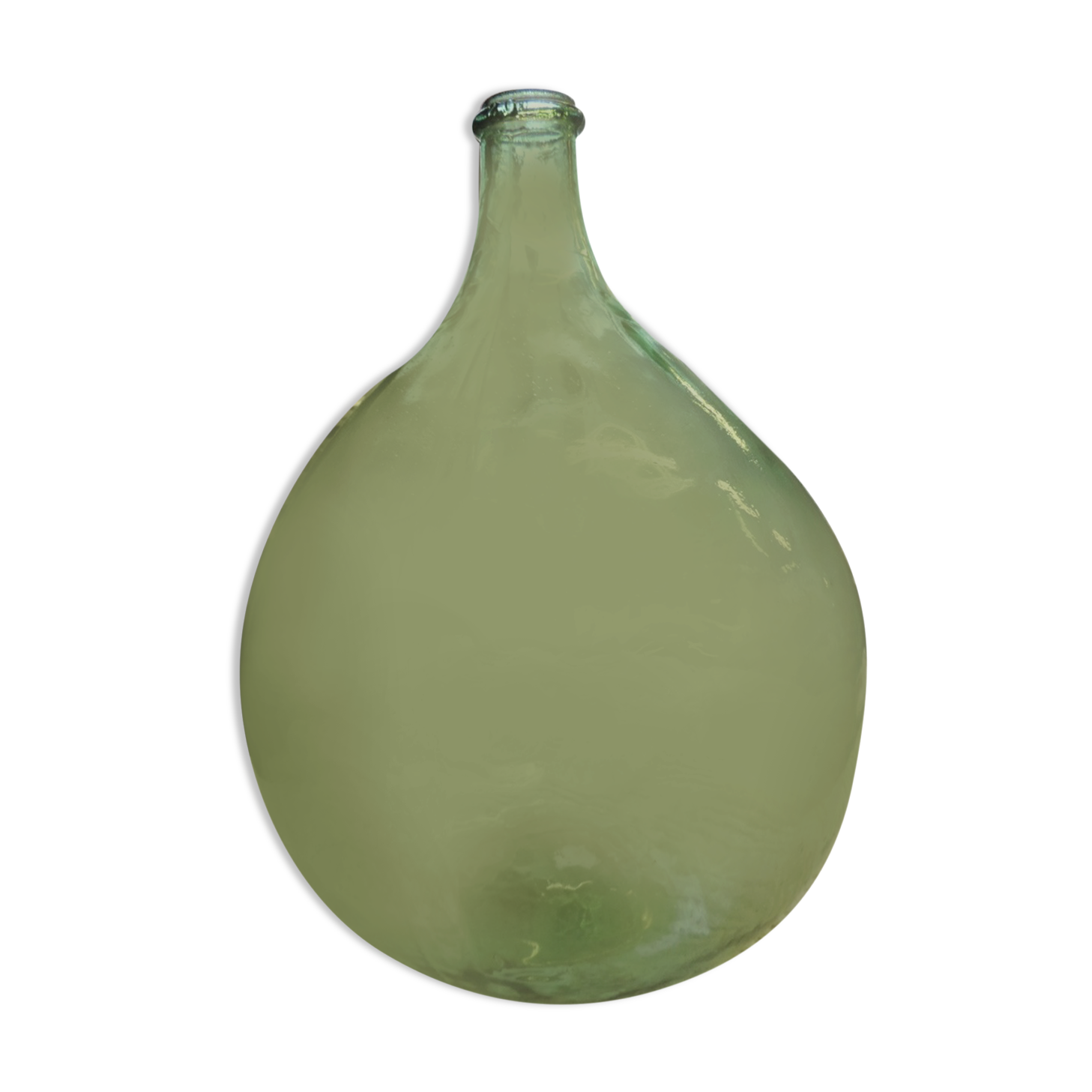 Dame-Jeanne or old glass bottle