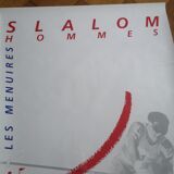Official Albertville Olympic Games poster, men's slalom