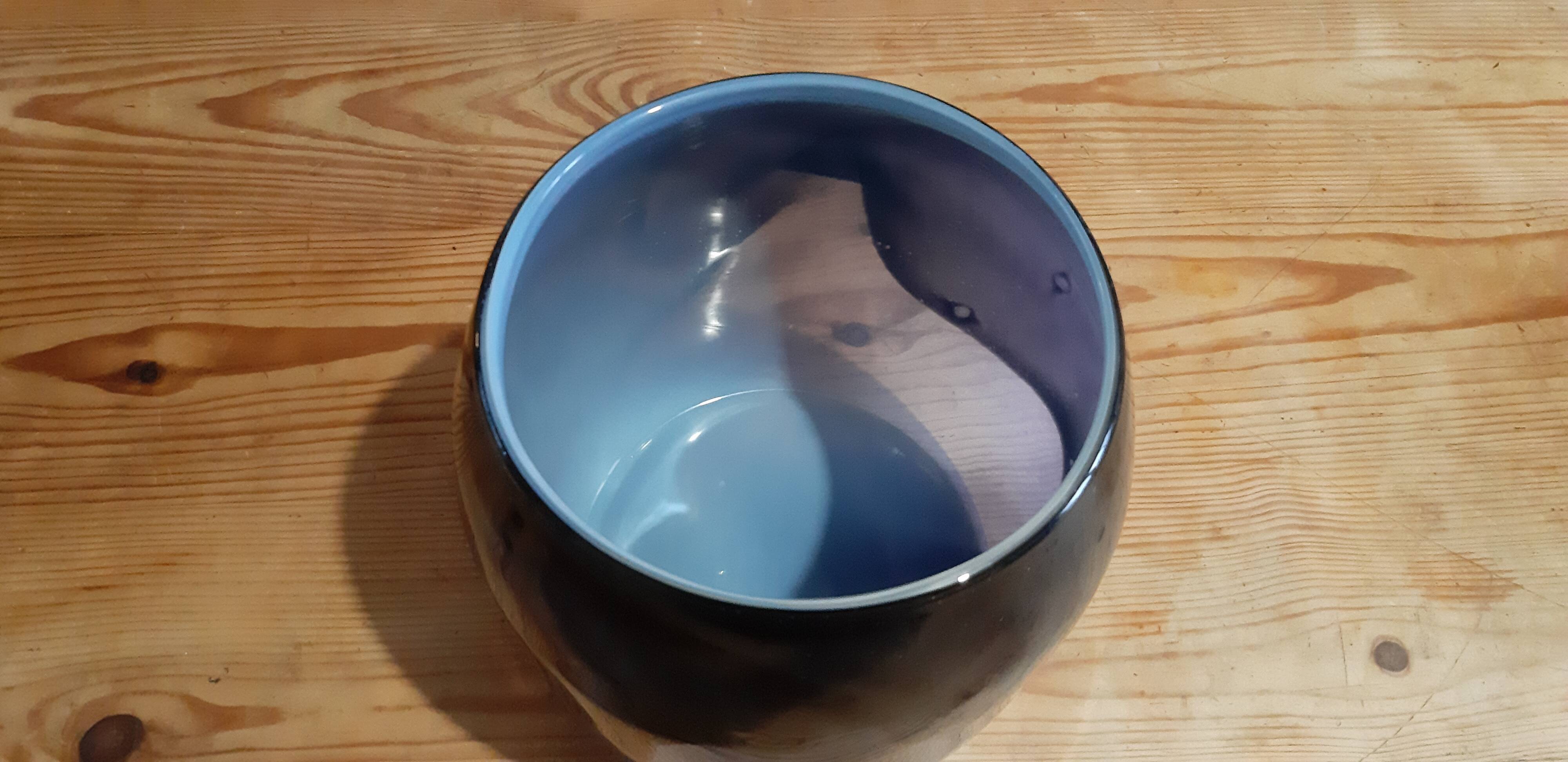 Vintage multilayer two-tone glass vase