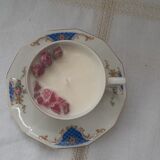 Soy candle in old cup