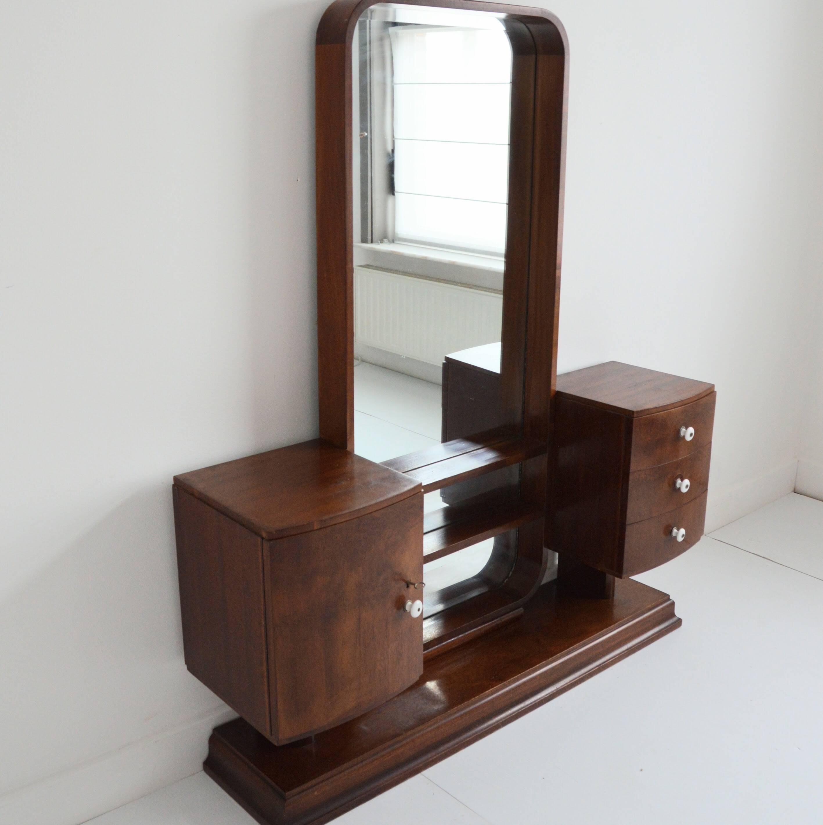 Art Deco dressing table, hall furniture, 1930s