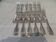 12 silver plated dessert forks, goldsmith Frionnet shell 18.3cm