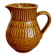 Vintage ceramic pitcher in honey color, model 7314