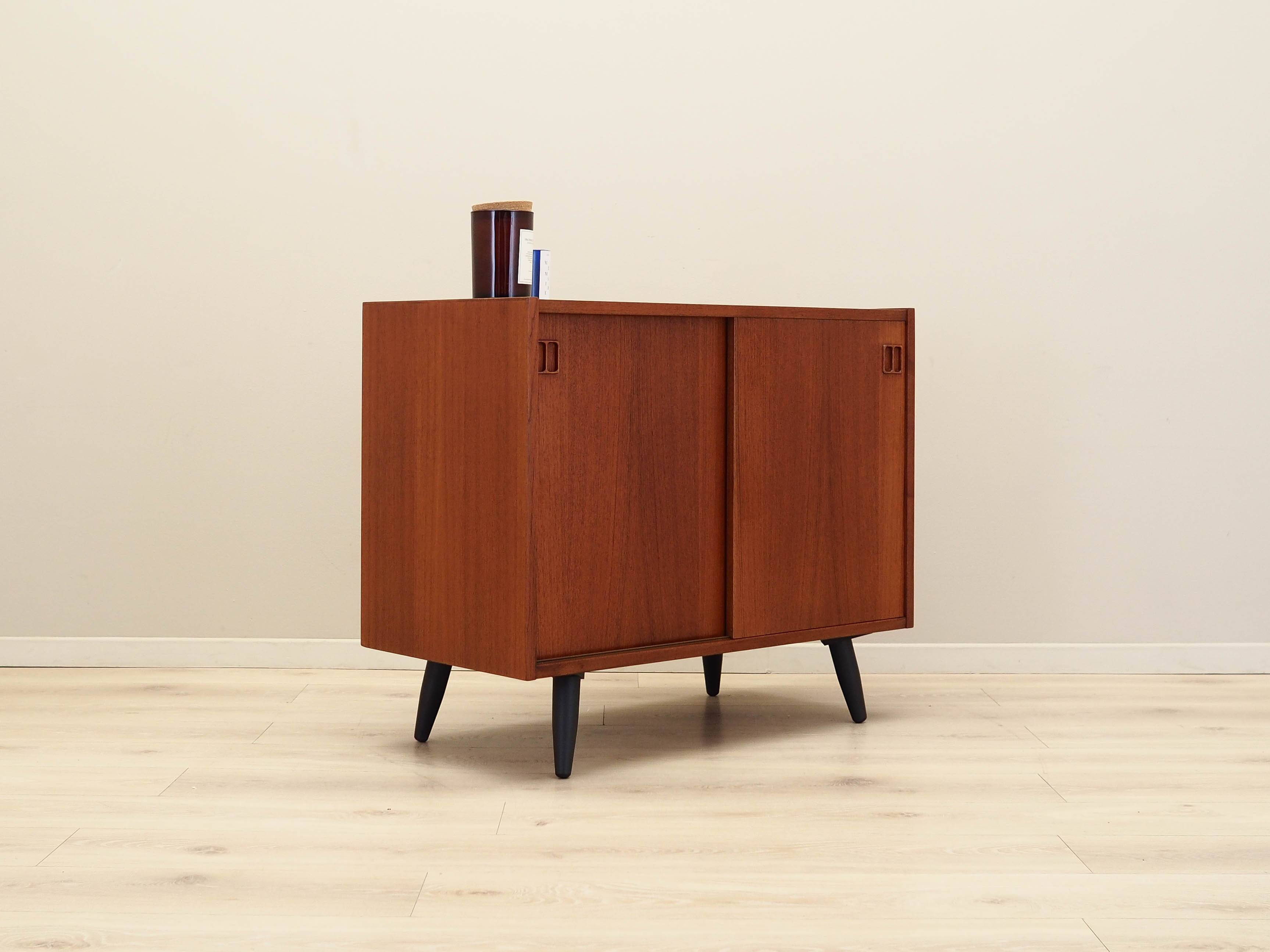 Teak cabinet, Danish design, 1970s, production: Denmark