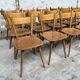 Set of 26 vintage Scandinavian design bistro chairs from 1960