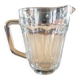 Thick glass pitcher