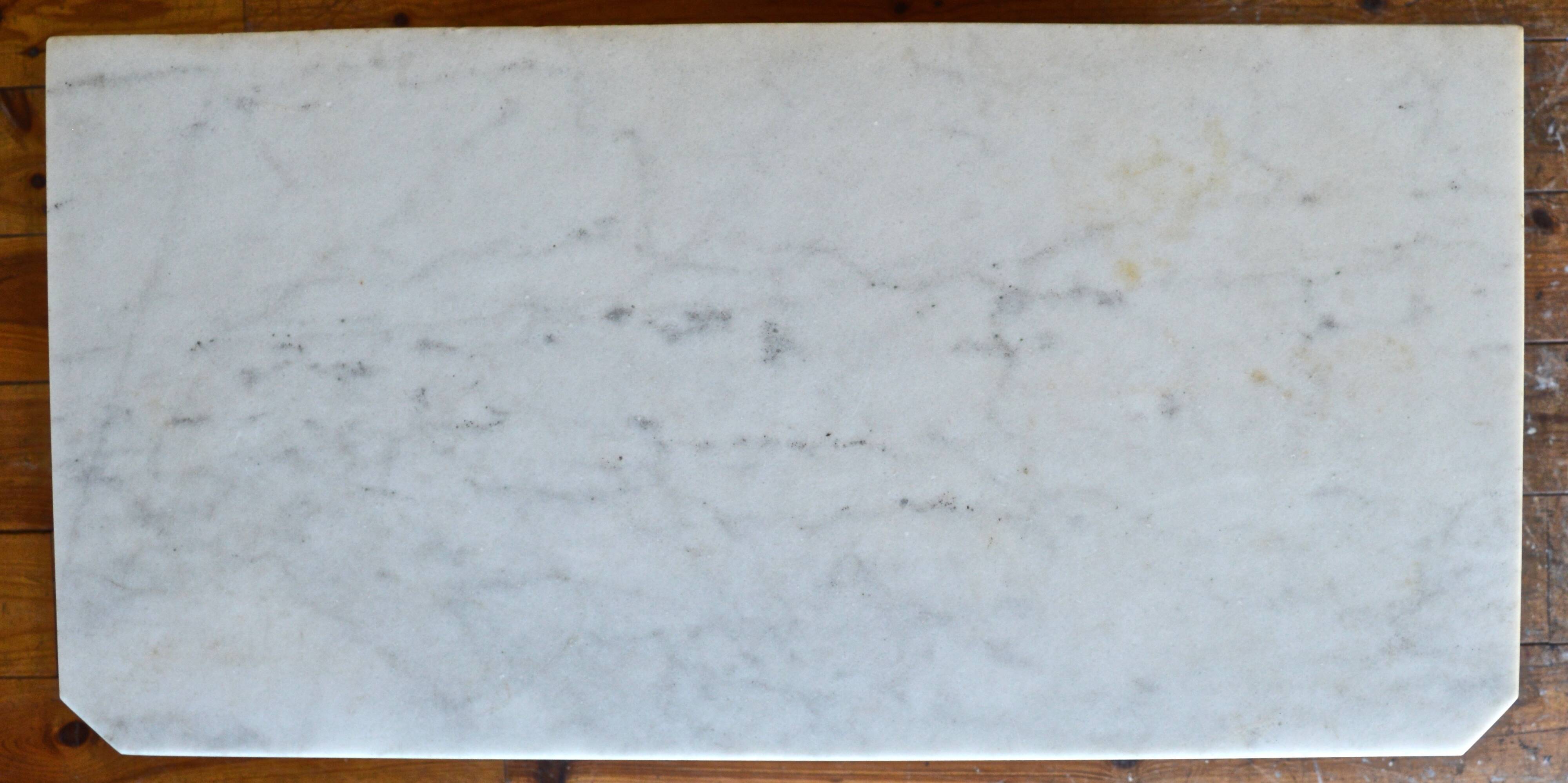 Marble chest of drawers