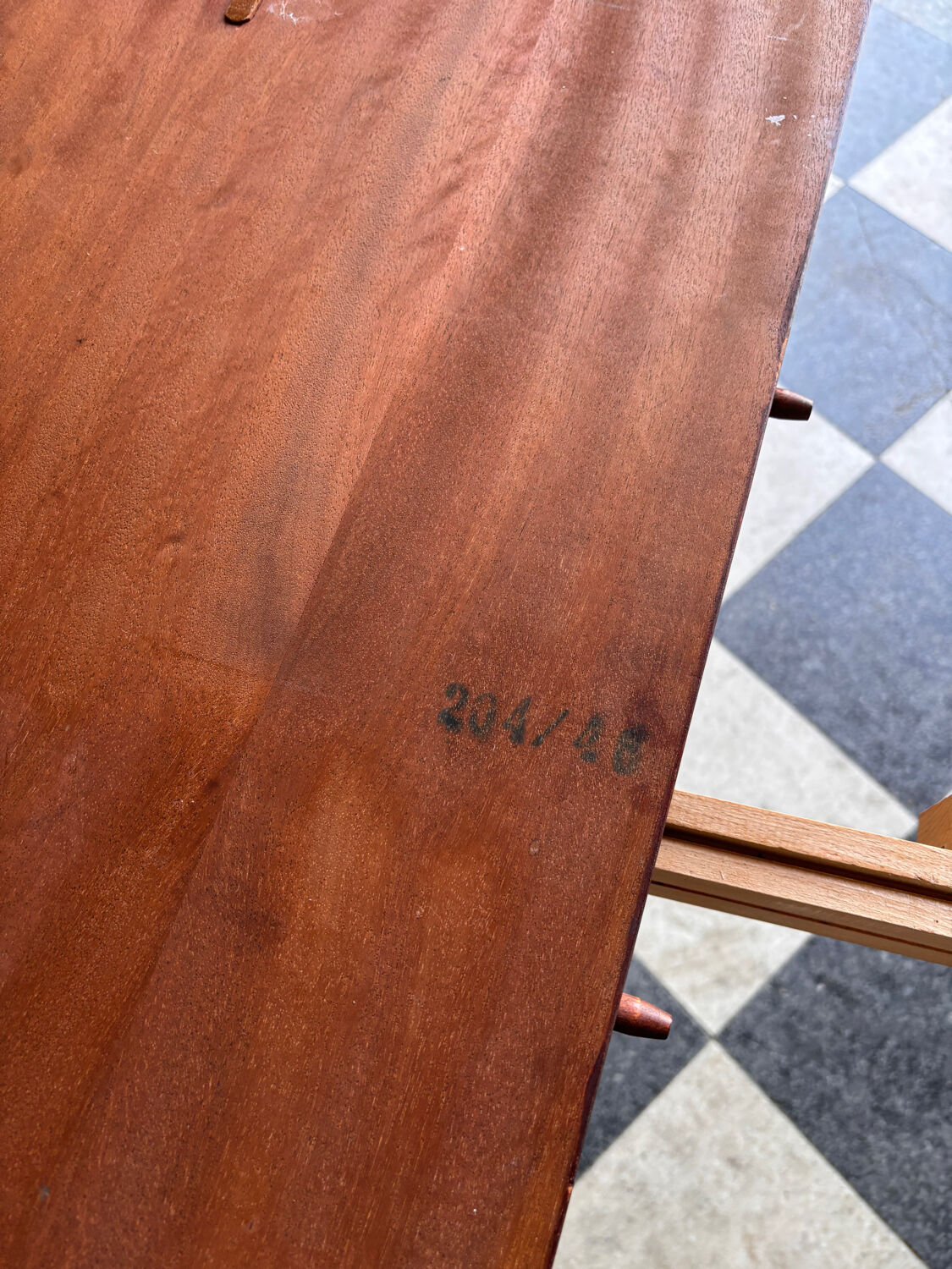 Table Arne Vodder en palissandre