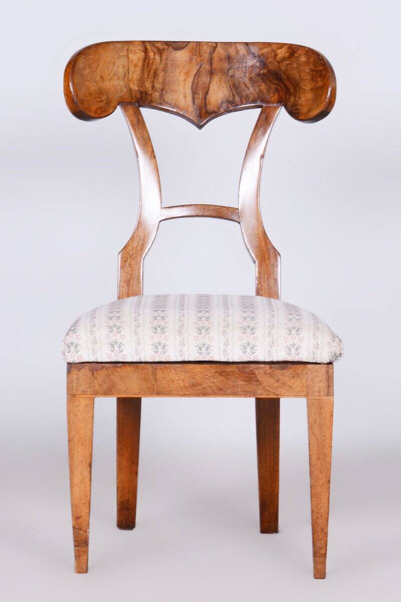 Biedermeier Chair in Beech, Spruce and Walnut, Vienna, Austria, 1820s