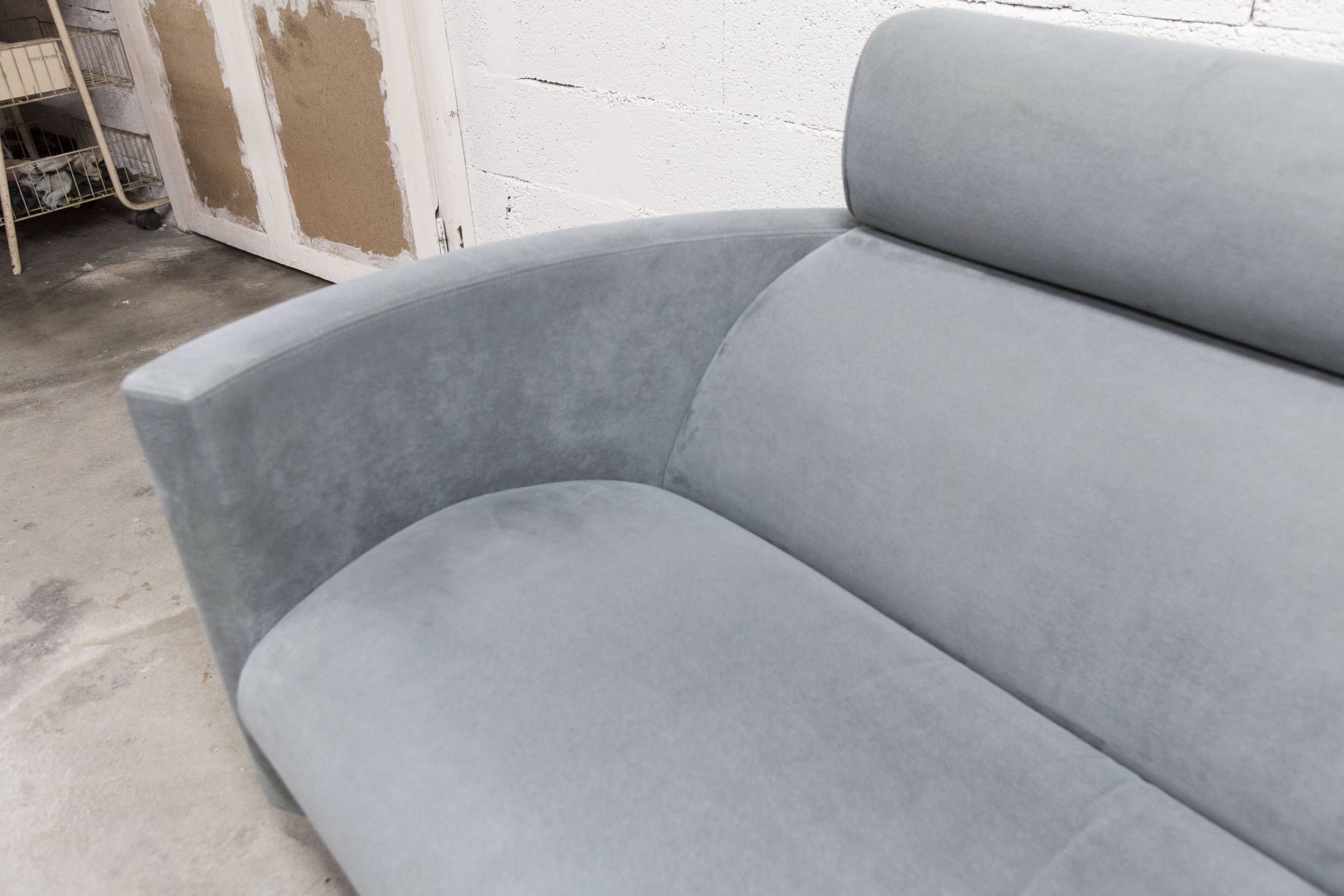 Negresco Sofa Design Bernard Massot for Neology France Moiré Velvet