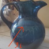 XXL blown glass pitcher