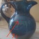 XXL blown glass pitcher