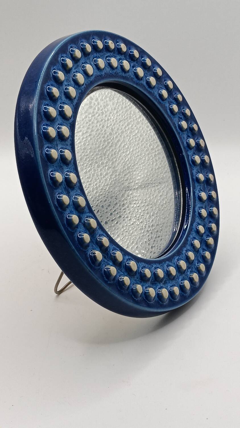 “Kuli” Ceramic Mirror by Britt Louise Sundell for Gustavsberg