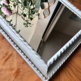 Trumeau mirror and hand painting Art Deco style