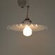 Old suspension, said rises and falls with serrated white opaline