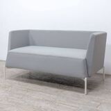 Canapé Kastel Kendo en tissu gris