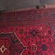 Vintage Iranian rug from the 1950s. Handcrafted, handmade.