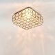 Mid Century Modern Iron Ring Glass Ceiling Light From Limburg, 1960s