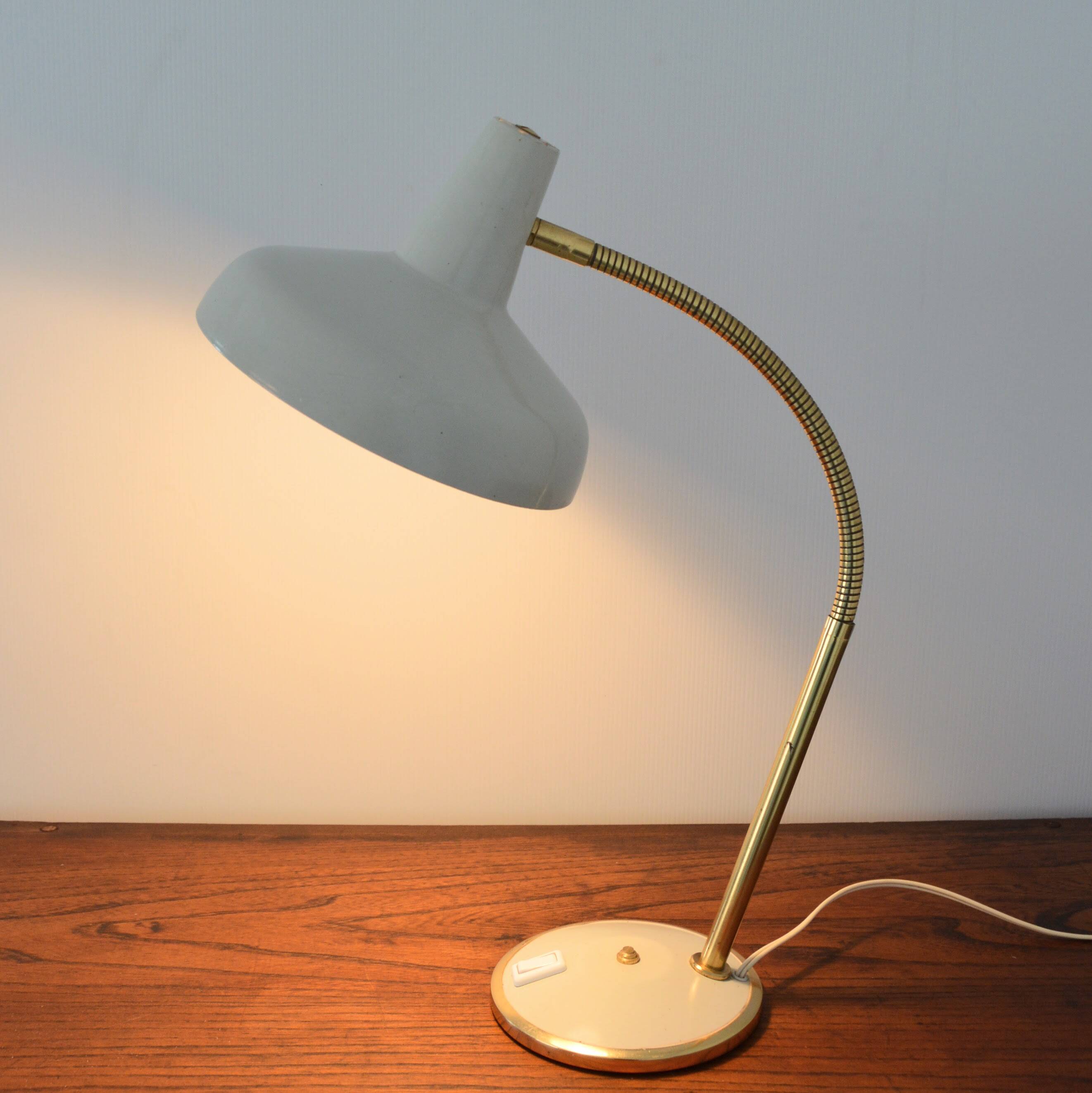 Vintage 50s/60s Aluminor desk lamp / wall lamp