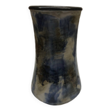 Belgian molten flamed stoneware vase by Lardinois